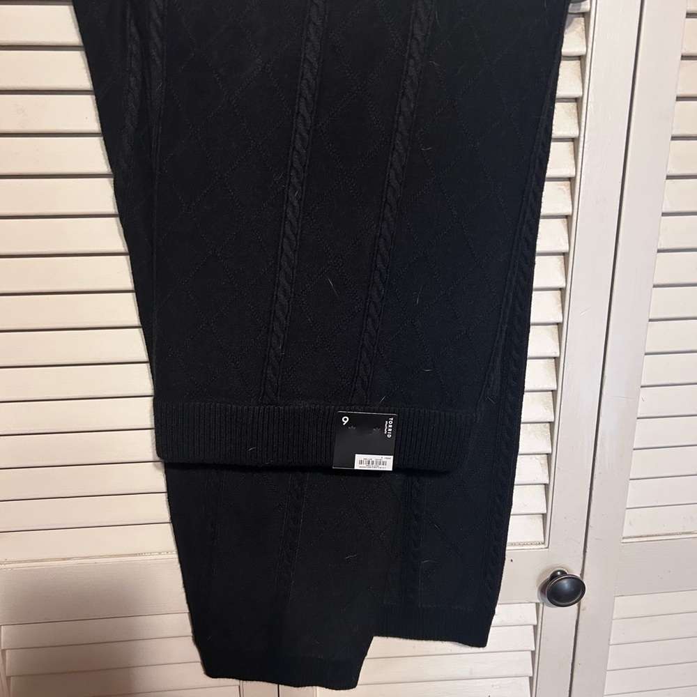 Torrid Black Knit Sweater-like Leggings NEW